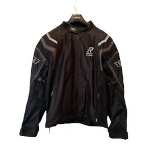 Rukka Goretex Cordura AFT Motorcycle Bike Jacket Black Armor Padded Size 58